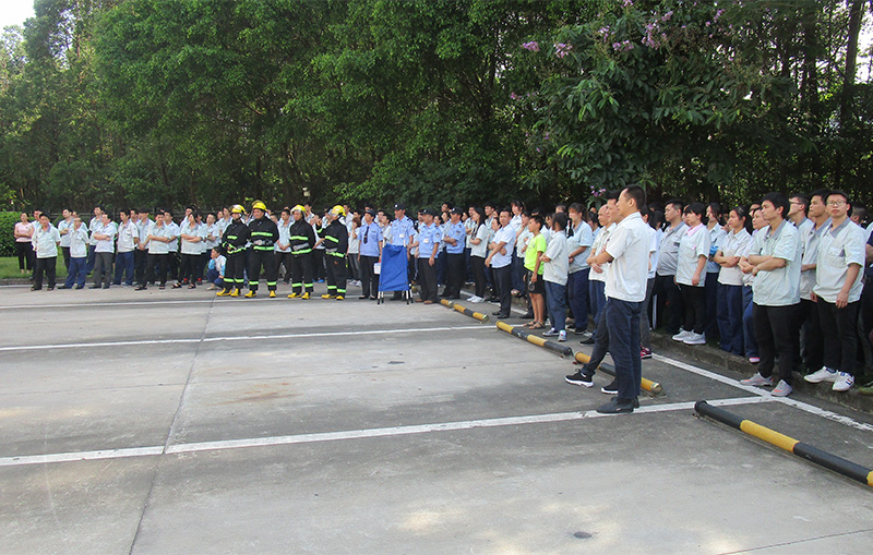 提高全员消防素质、全力保障安全生产—南宫28公司坂田工厂开展消防演练活动